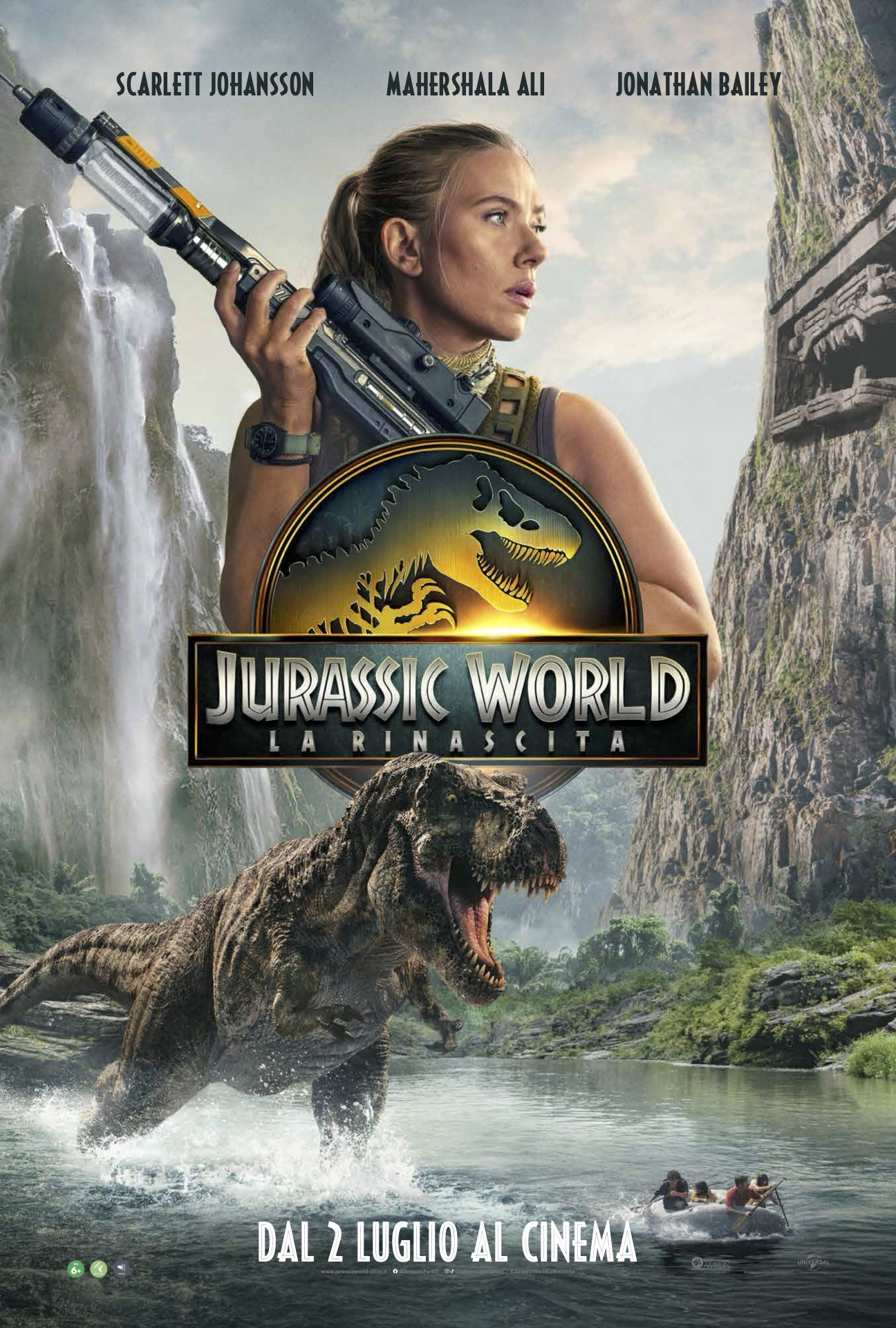 locandina: Jurassic world - la rinascita | atmos