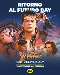 locandina: Ritorno al futuro day - 40esimo anniversario