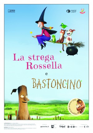 locandina: La strega Rossella e Bastoncino