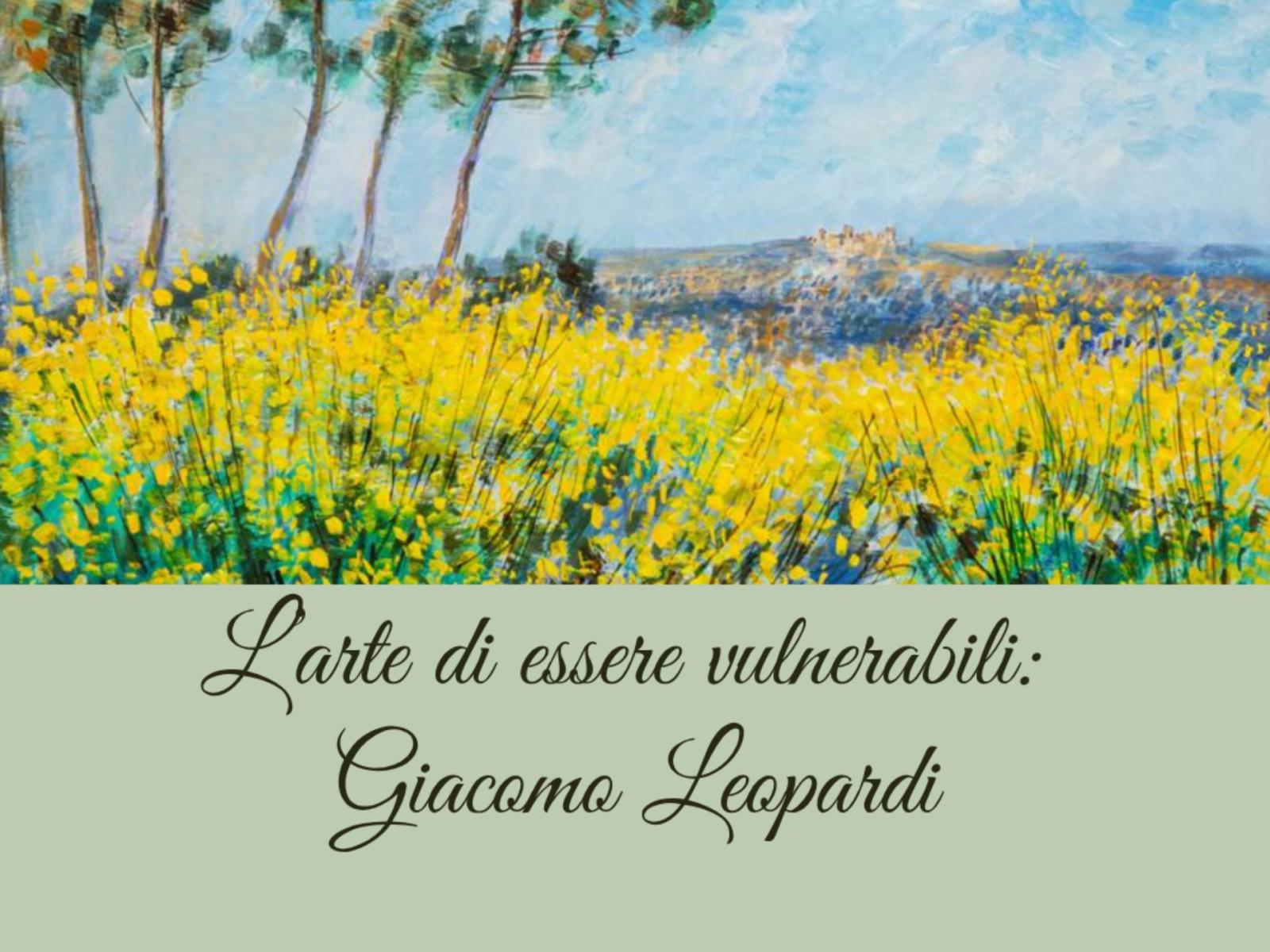 Aperitivo con Leopardi — Cultura a Brescia, mercoledì 24 giugno