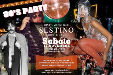 80's Party - Sestino Beach Fronte Lago - Paola Peroni Special Dj Set 80's Party - Sestino Beach Fronte Lago - Paola Peroni Special Dj Set